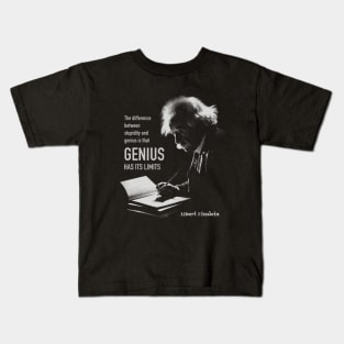 Albert Einstein quote Kids T-Shirt